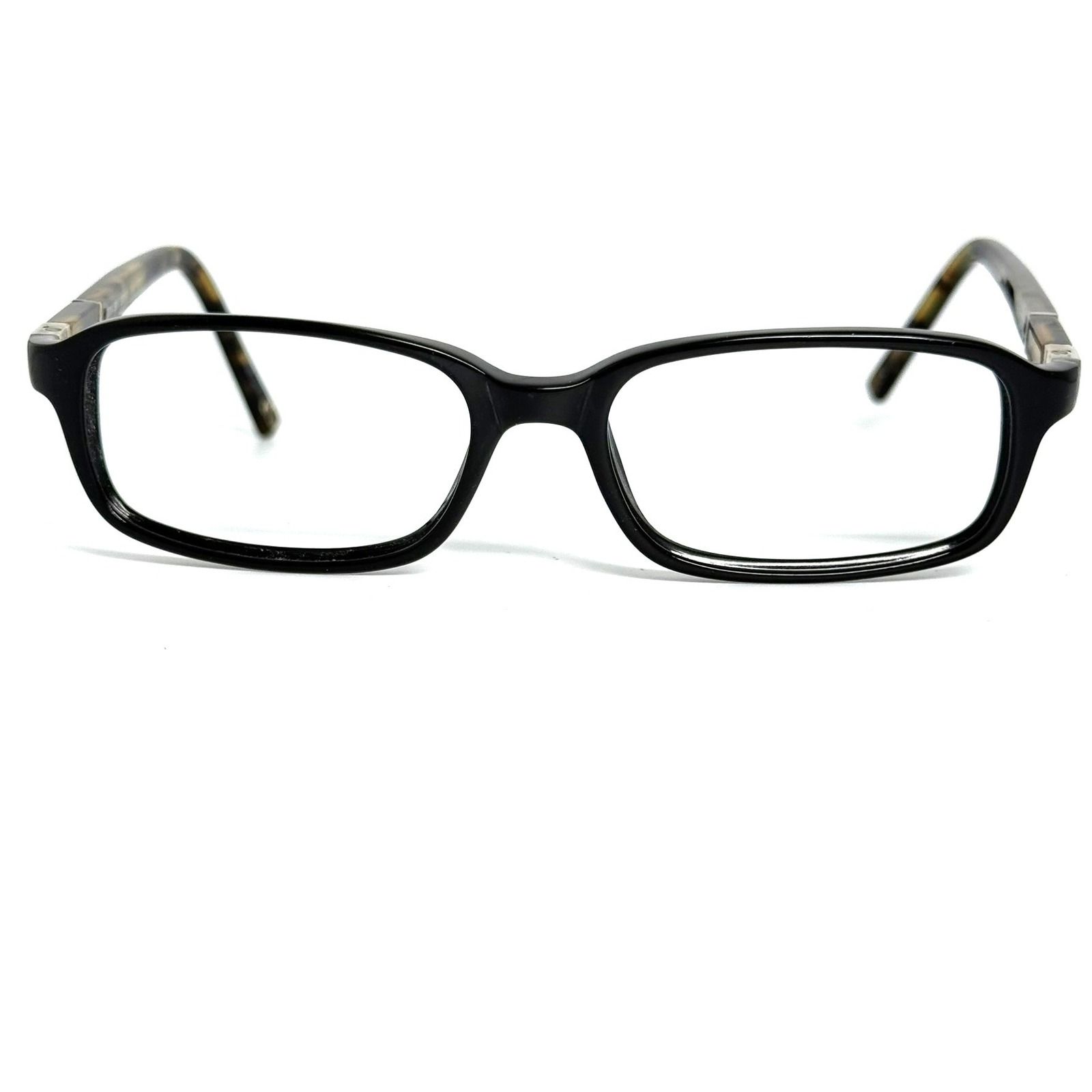 Tourneau T054 Black Tortoise Rectangular Eyeglasses Frames 5216140